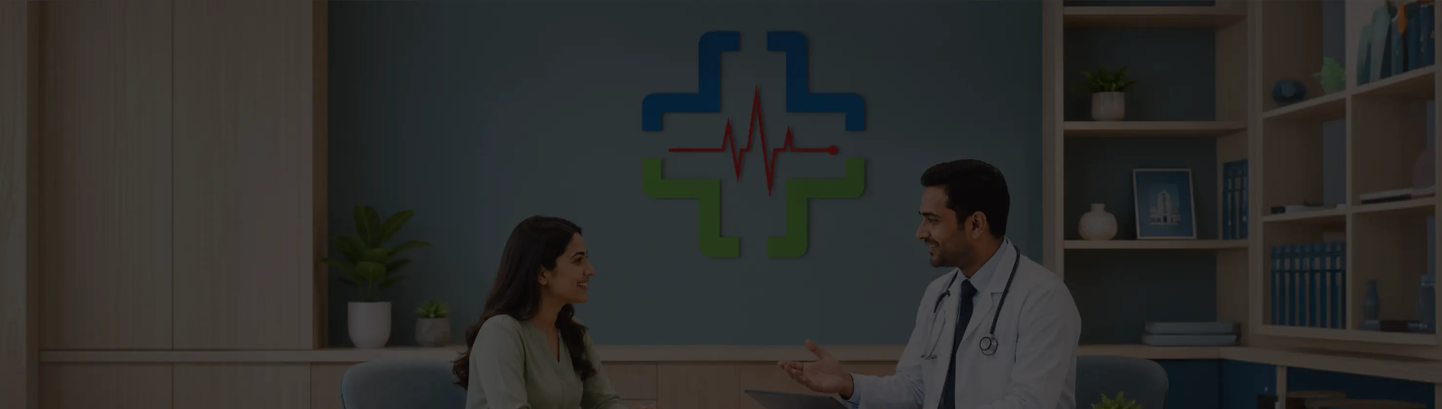 Doctor consulting a patient