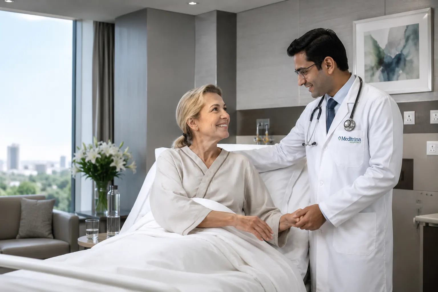 Doctor consulting with a patient