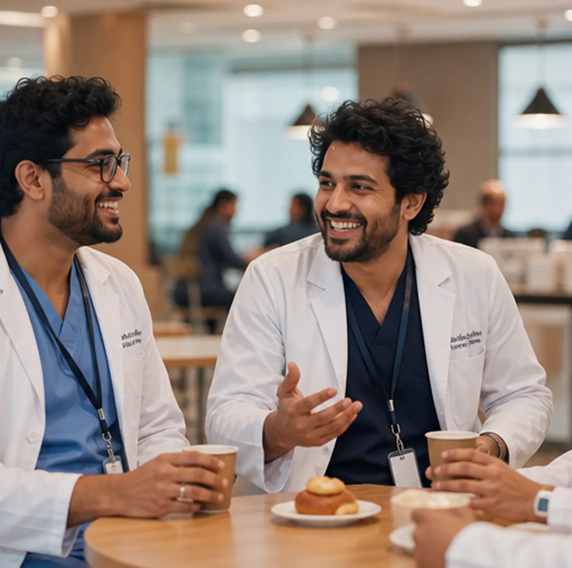 Doctors discussing at Meditrina Hospitals